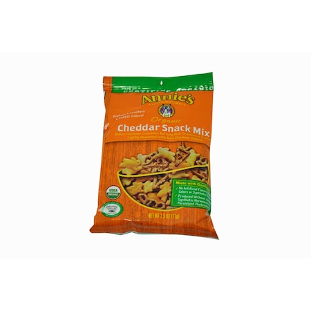 Annies Annie's Organic Cheddar Snack Mix 2.5 oz. Bag, PK12 13562-00073